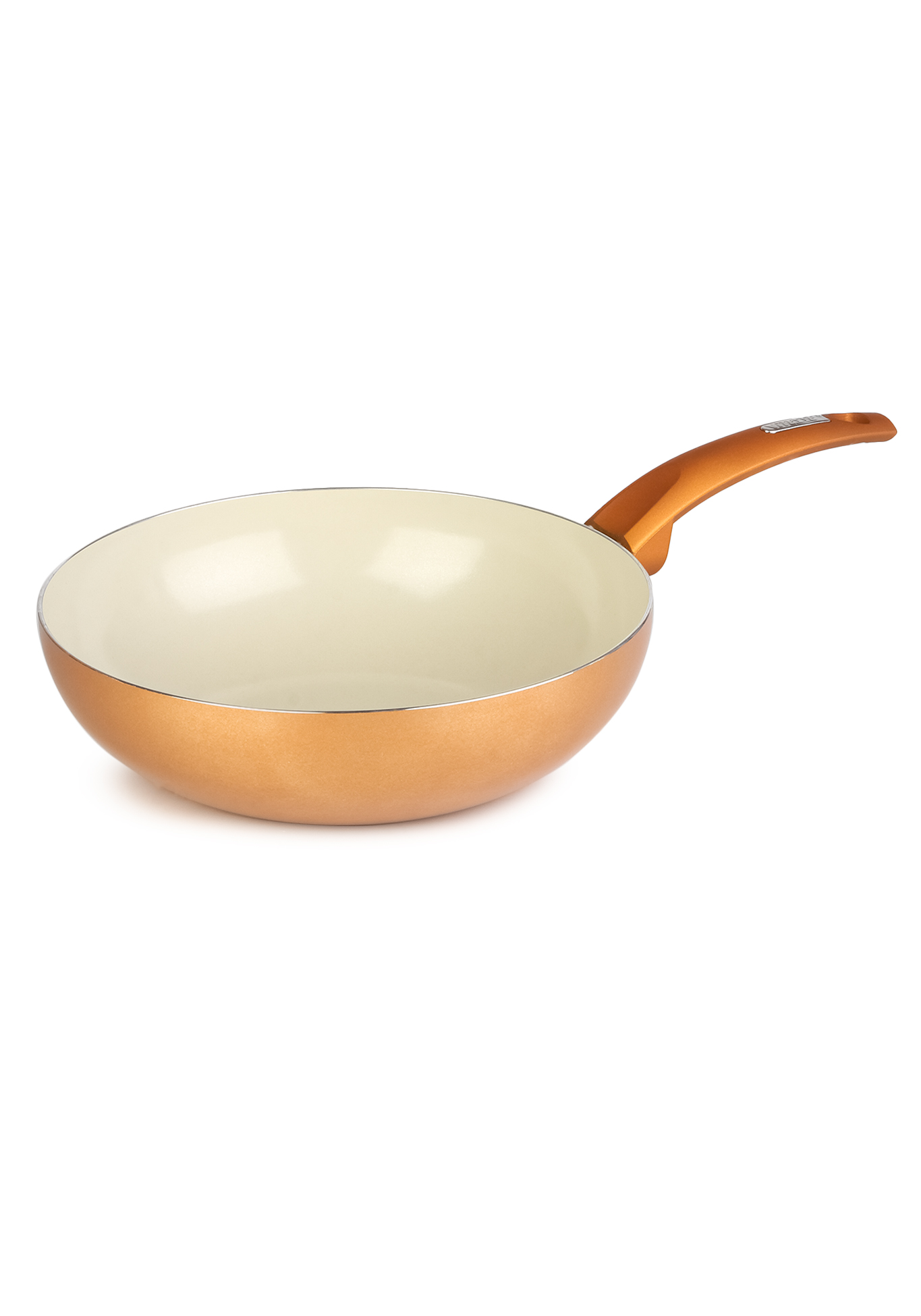 Сковорода с внутренним керамическим покрытием, Коричневый
Сковорода с внутренним керамическим покрытием, Коричневый