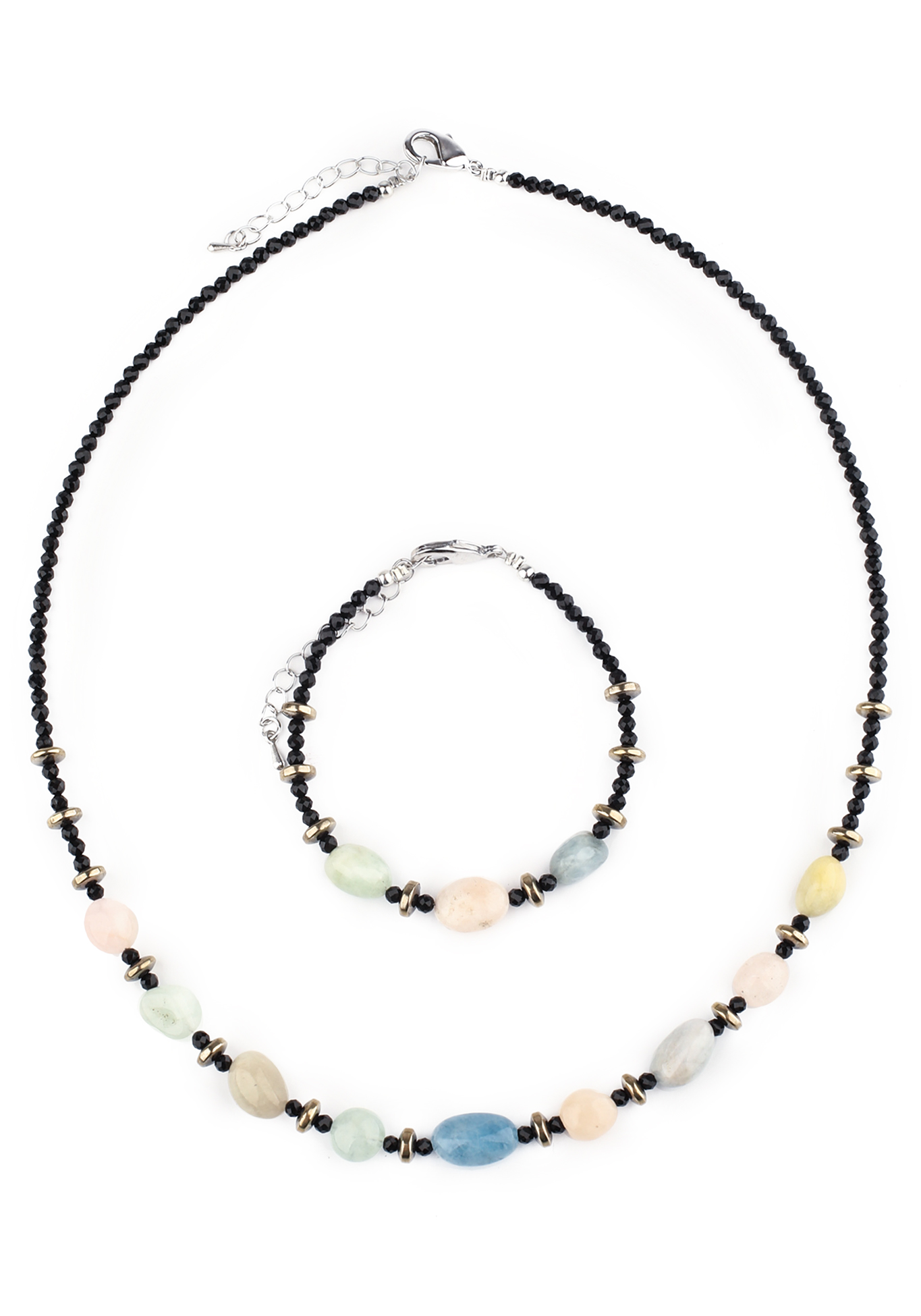 Комплект (бусы, браслет) "Изысканный вечер", Мультиколор
Комплект (бусы, браслет) "Изысканный вечер", Мультиколор