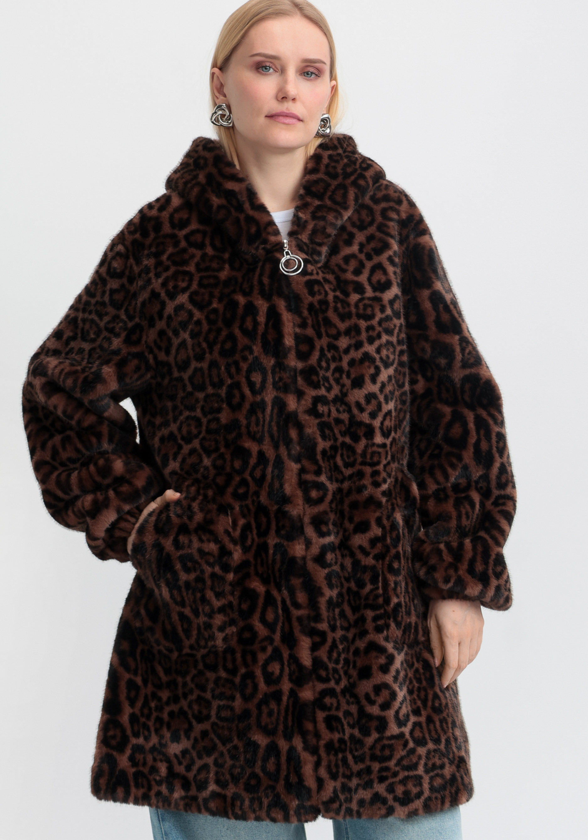 Шуба "Нежность леопарда", Коричневый
Шуба "Нежность леопарда", Коричневый