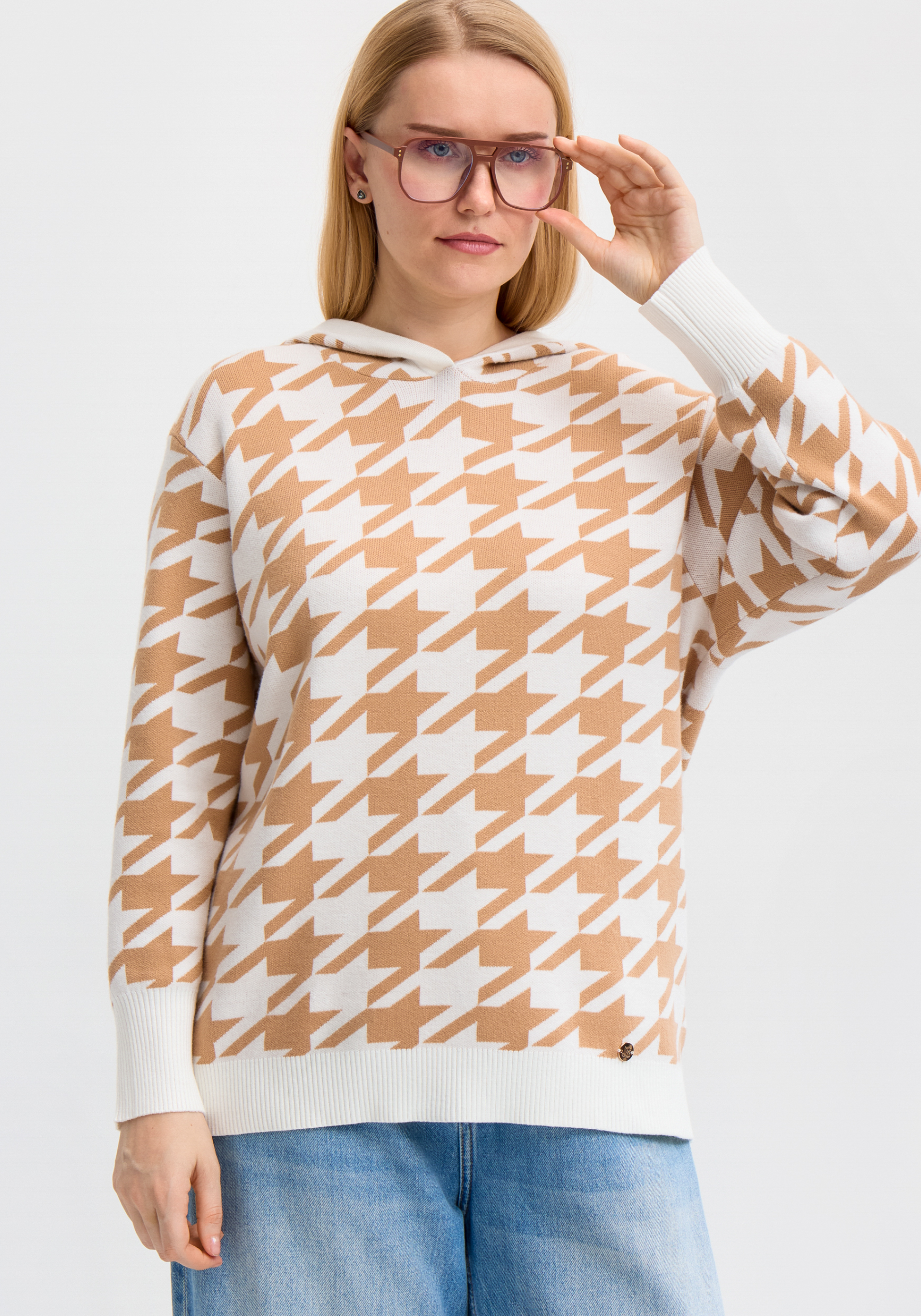 Джемпер с графическим принтом, Бежевый
Джемпер с графическим принтом, Бежевый