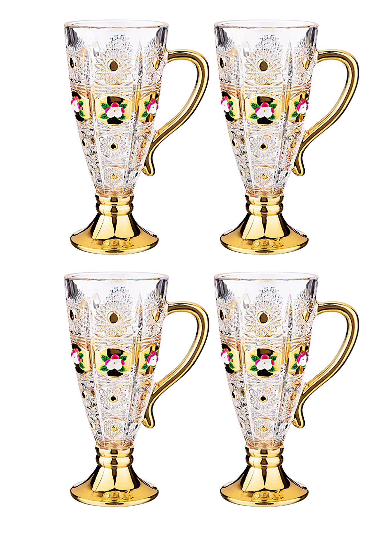 Набор из 4-х кружек "Gold Glass" 
Набор из 4-х кружек "Gold Glass"