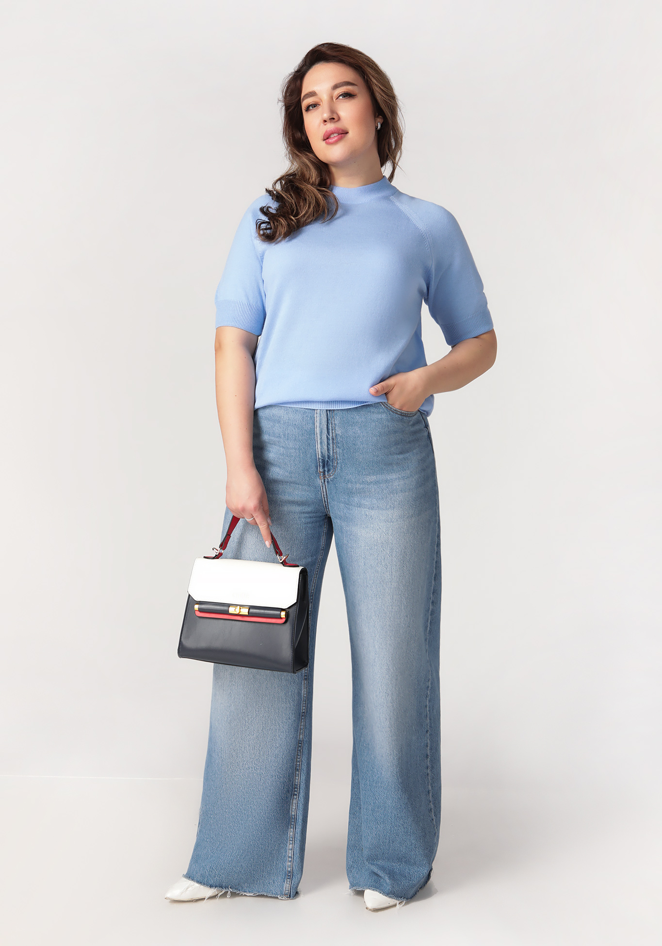 Джемпер с рукавом реглан прилегающего силуэта, Зеленый
Джемпер с рукавом реглан прилегающего силуэта, Зеленый