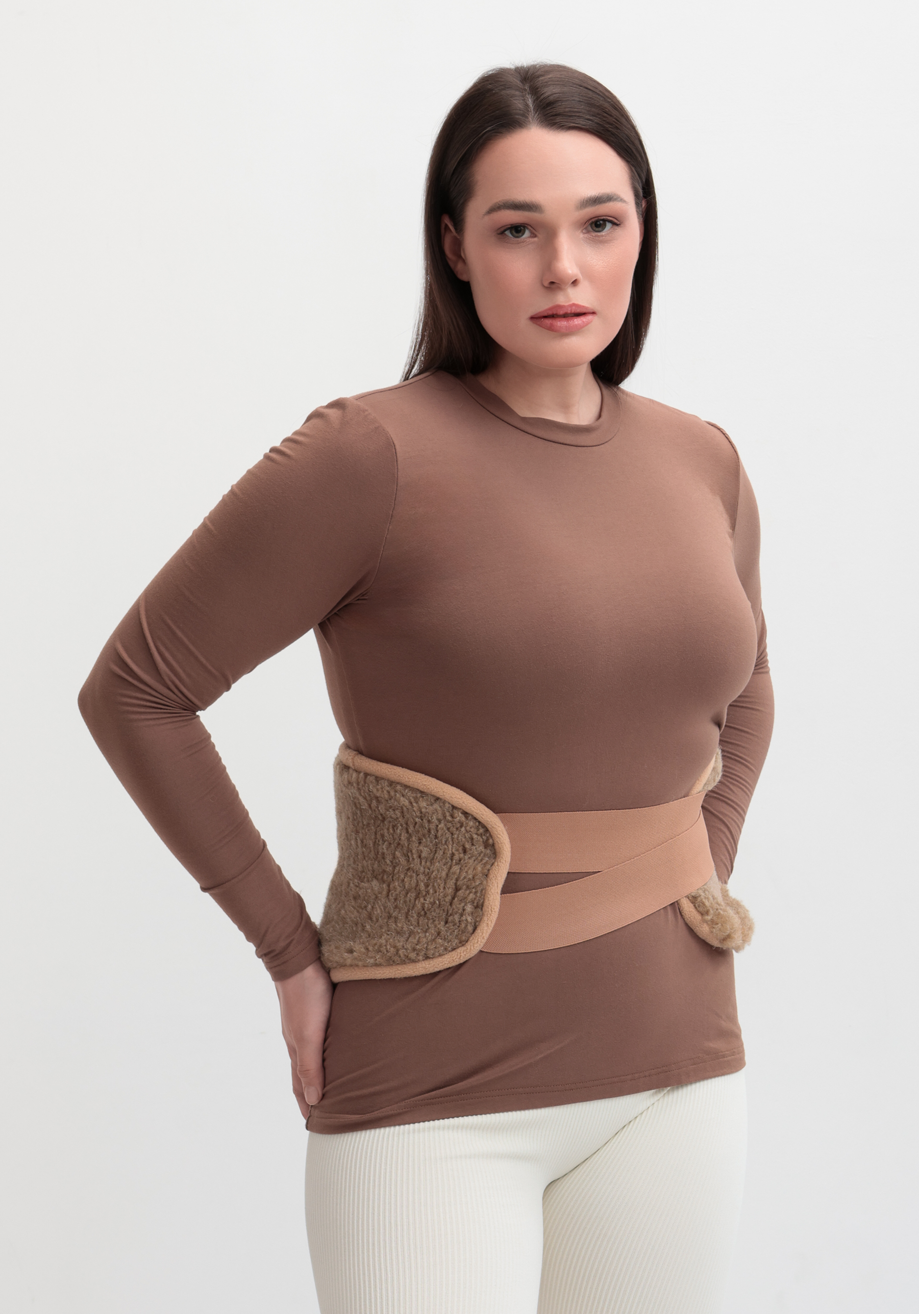 Пояс согревающий из верблюжьей шерсти, Бежевый
Пояс согревающий из верблюжьей шерсти, Бежевый