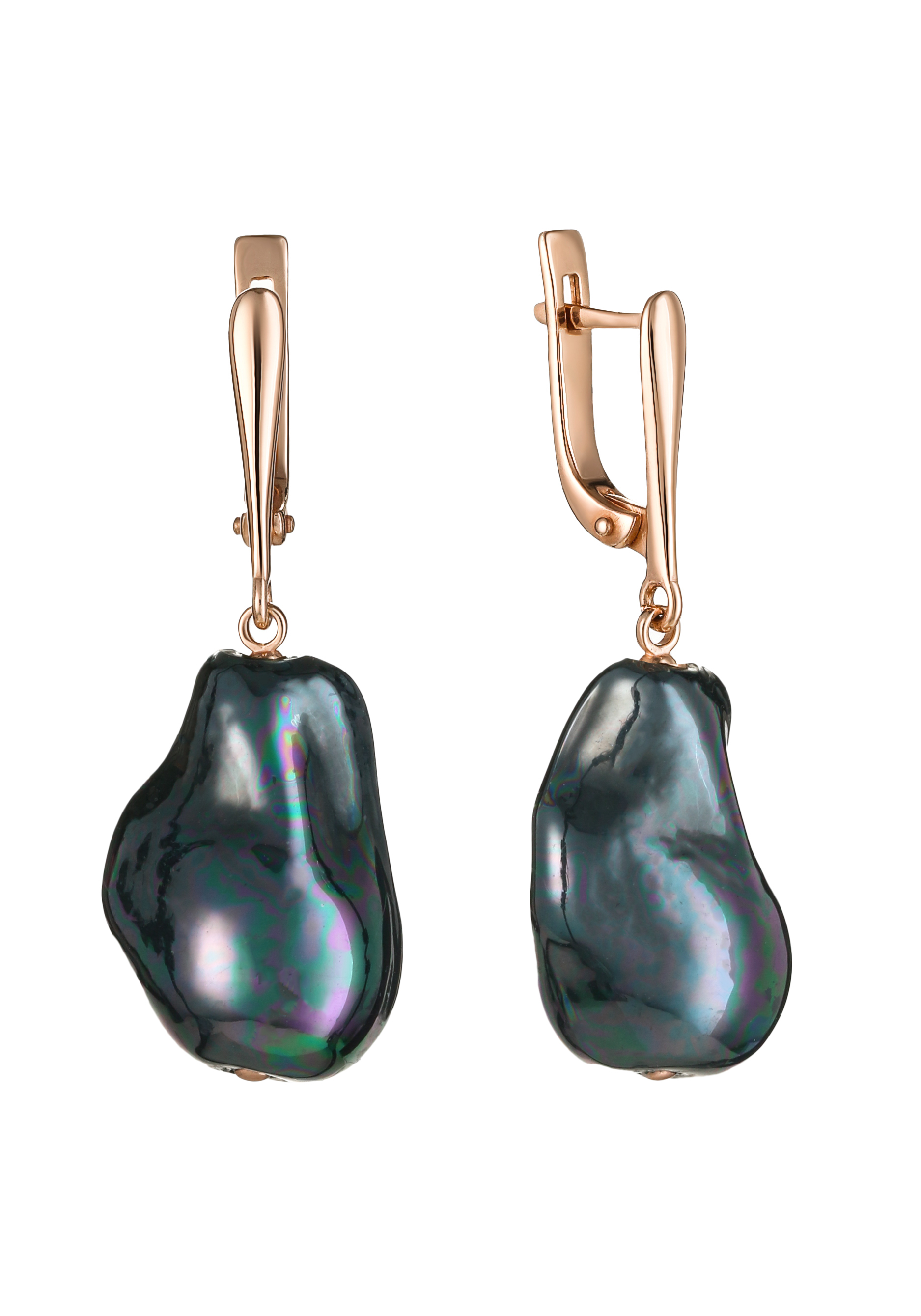 Серьги серебряные "Неземное сияние", Мультиколор 
Серьги серебряные "Неземное сияние", Мультиколор