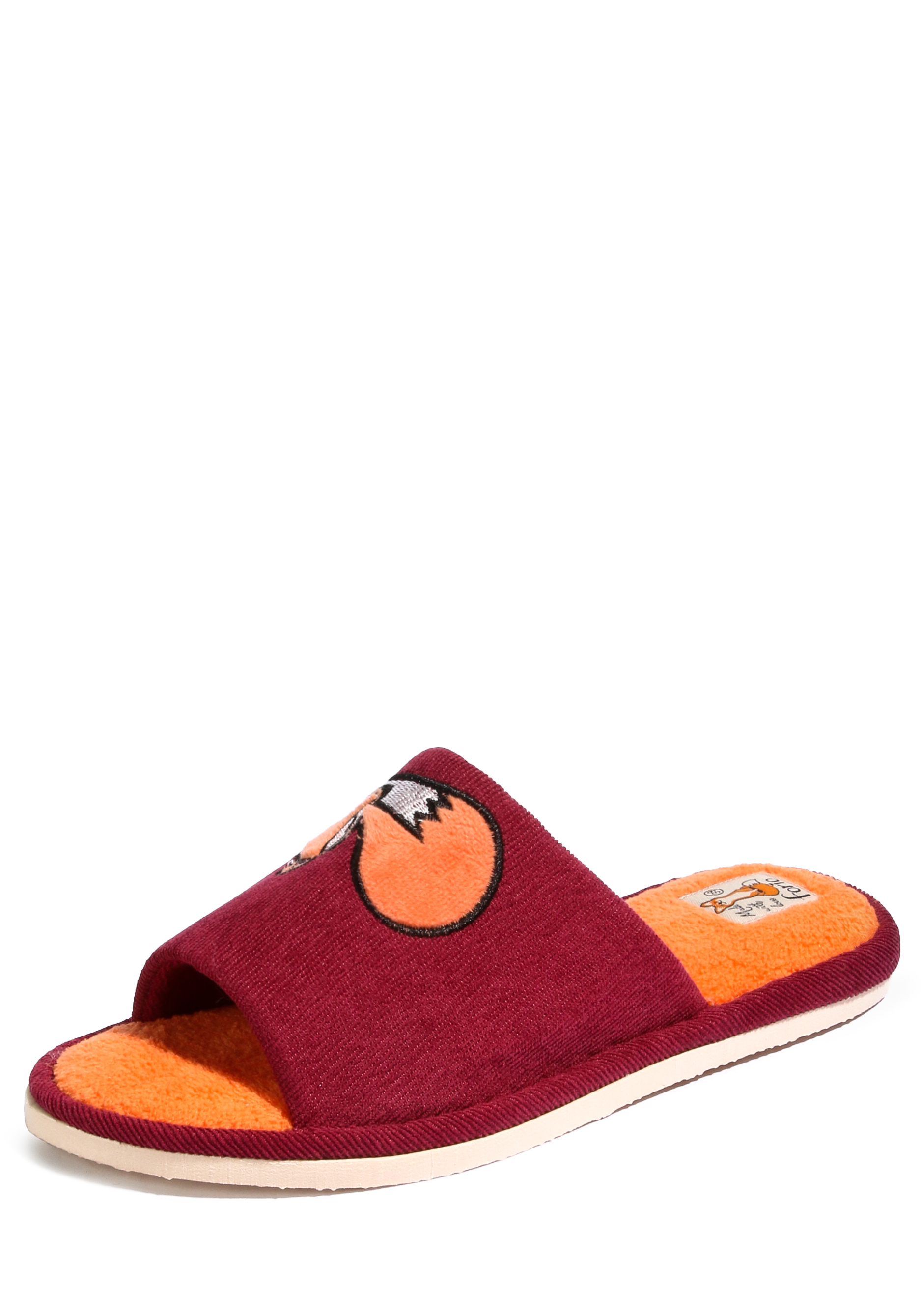 Тапочки женские "Лисички", Бордовый
Тапочки женские "Лисички", Бордовый