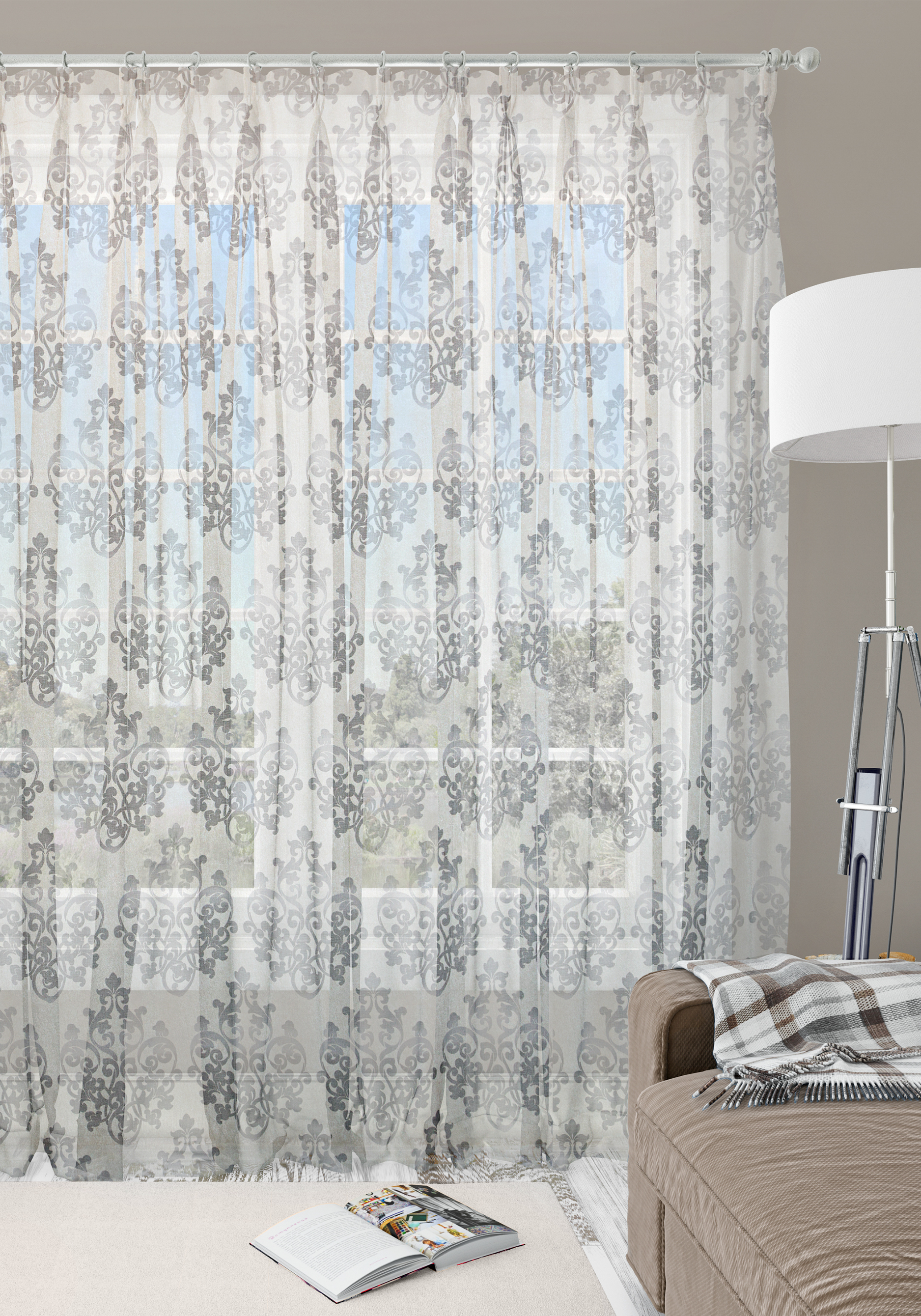 Тюль "Мирей", Коричневый
Тюль "Мирей", Коричневый