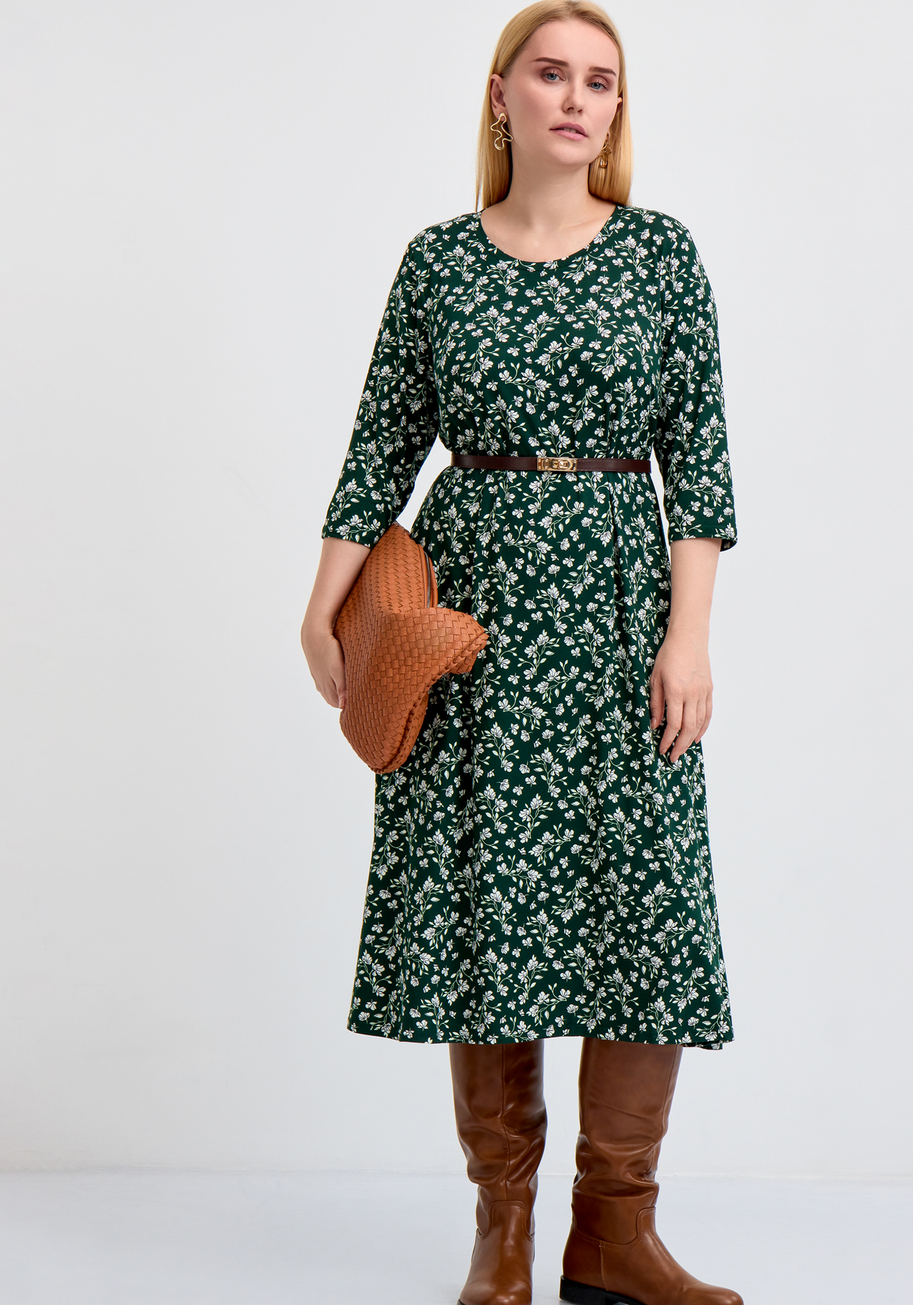 Платье "Лотта", Зеленый
Платье "Лотта", Зеленый