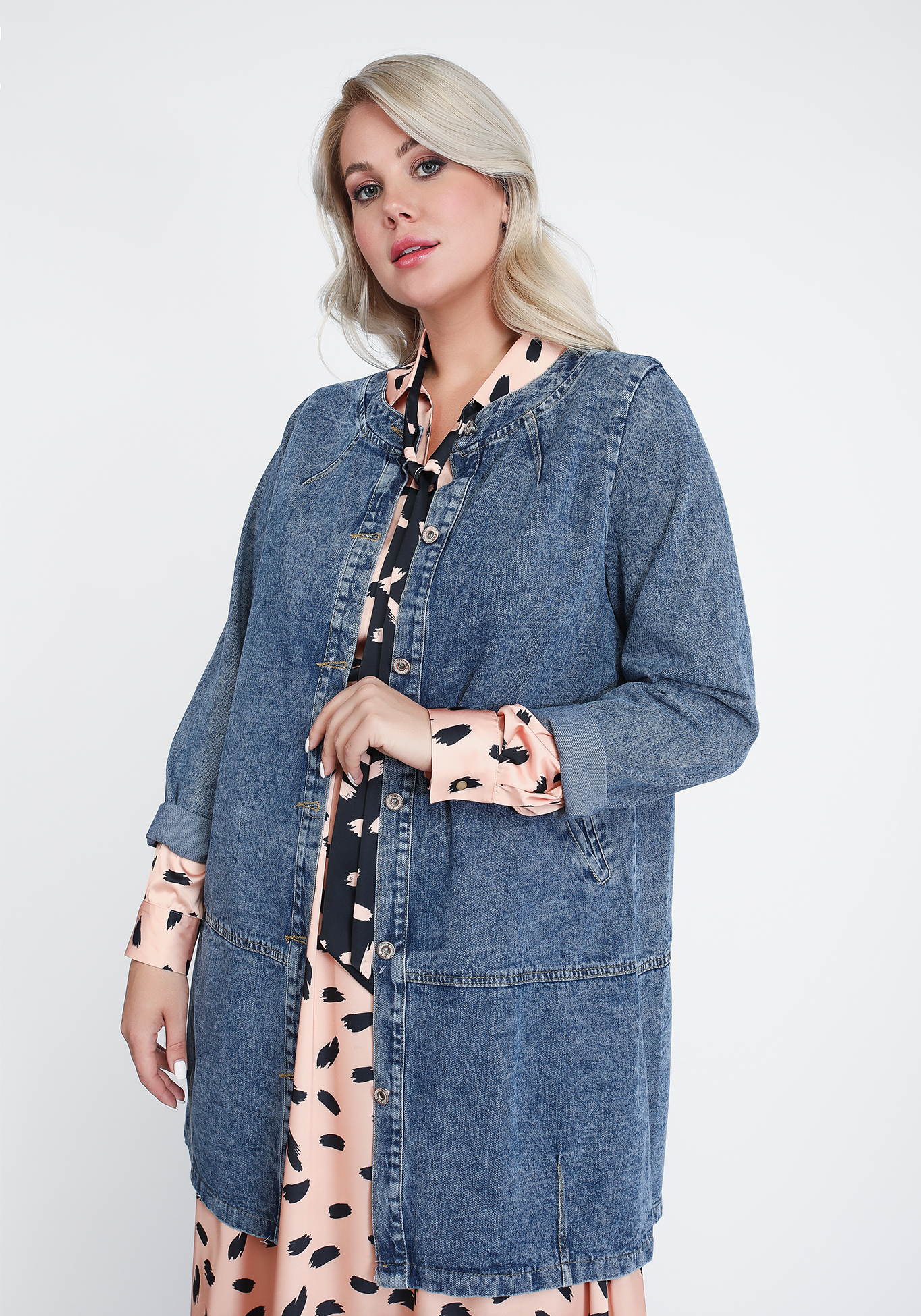 Жакет "Музыкальная реприза", Синий 
Жакет "Музыкальная реприза", Синий