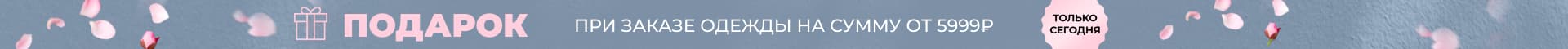 Одежда подарок за заказ от 5999р