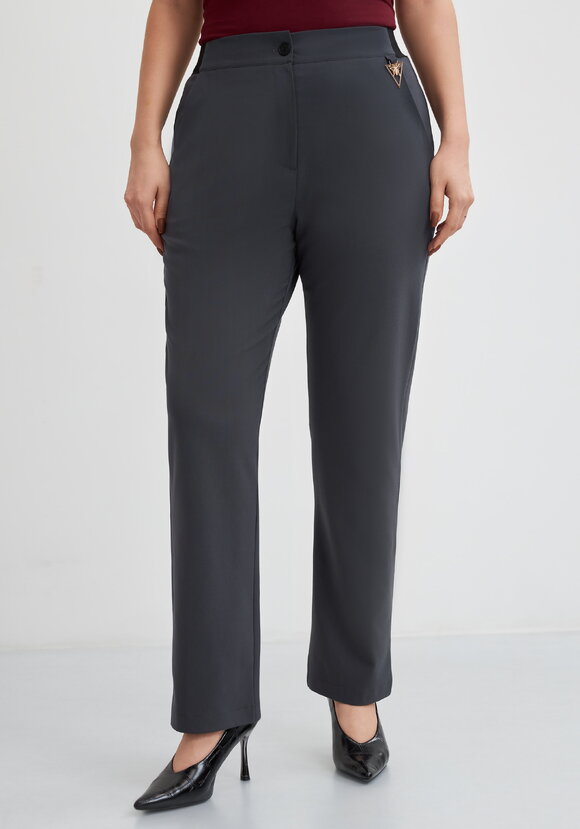 Брюки прямые с декором София шир.  580, рис. 4