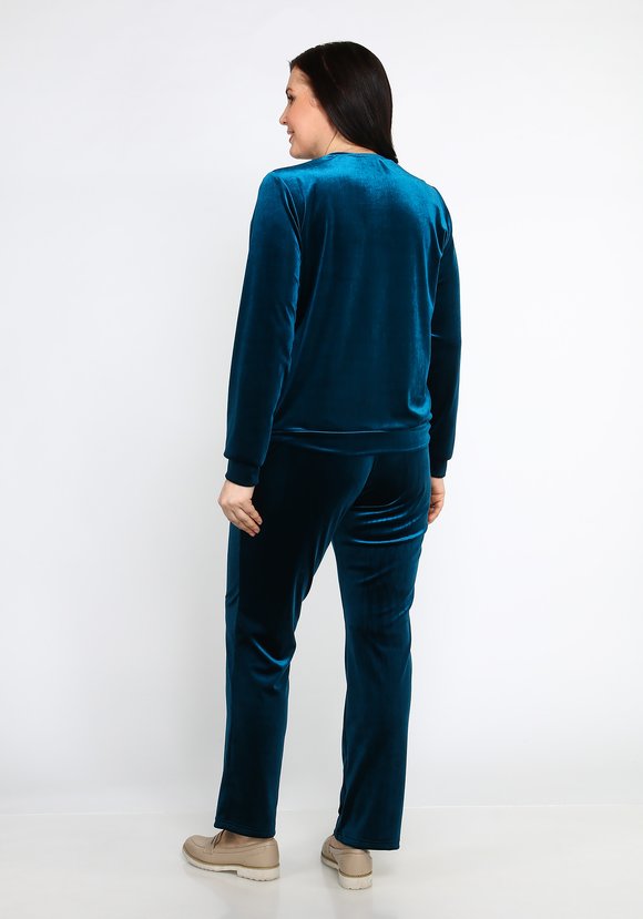 Костюм Бархатный шик шир.  580, рис. 7