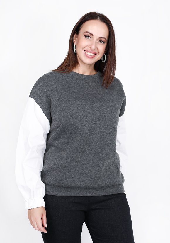 Свитшот комбинированный шир.  580, рис. 5