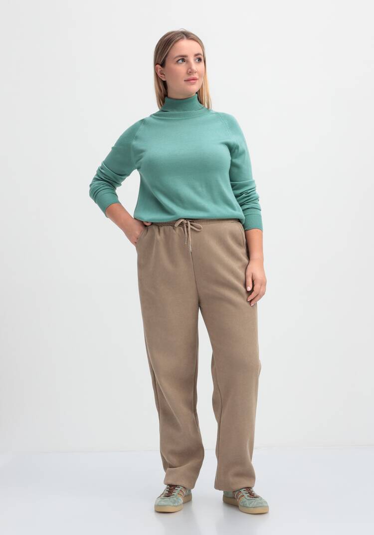 Брюки с начесом на резинке Ирма шир.  750, рис. 7