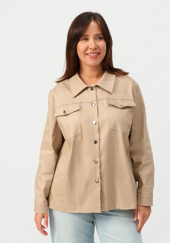 Джинсовая куртка на железных пуговицах шир.  580, рис. 14