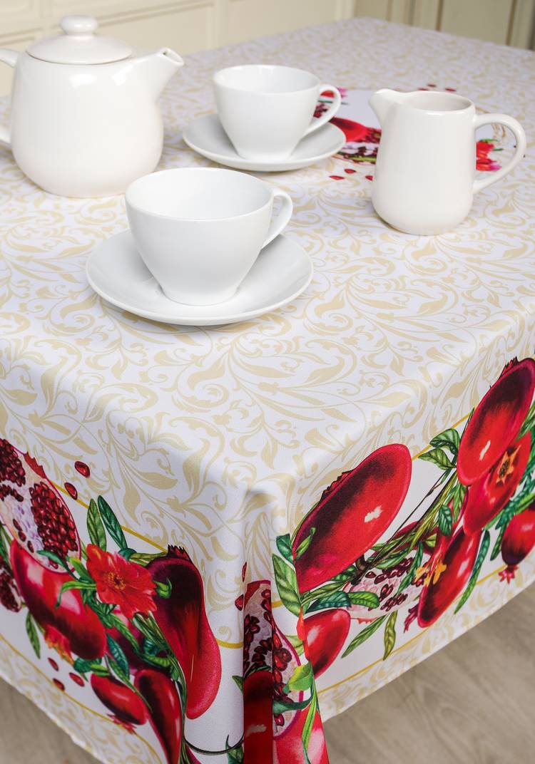 Скатерть Гранатовый  полдник шир.  750, рис. 1