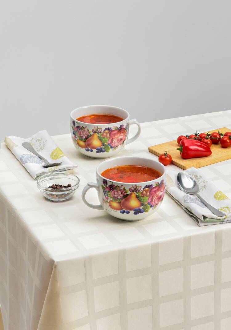 Набор бульонных чашек, 2 шт. шир.  750, рис. 9