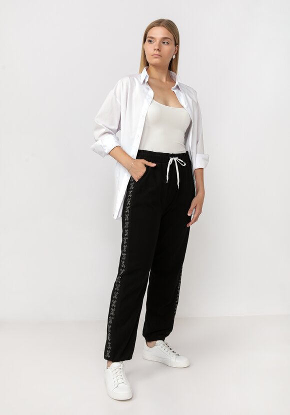 Спортивные брюки велюровые шир.  580, рис. 2