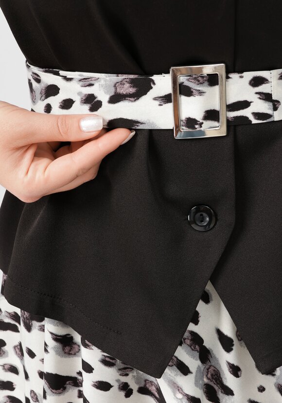 Комплект блуза и юбка с поясом шир.  580, рис. 23