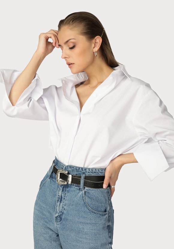 Рубашка с объемным манжетом шир.  580, рис. 2