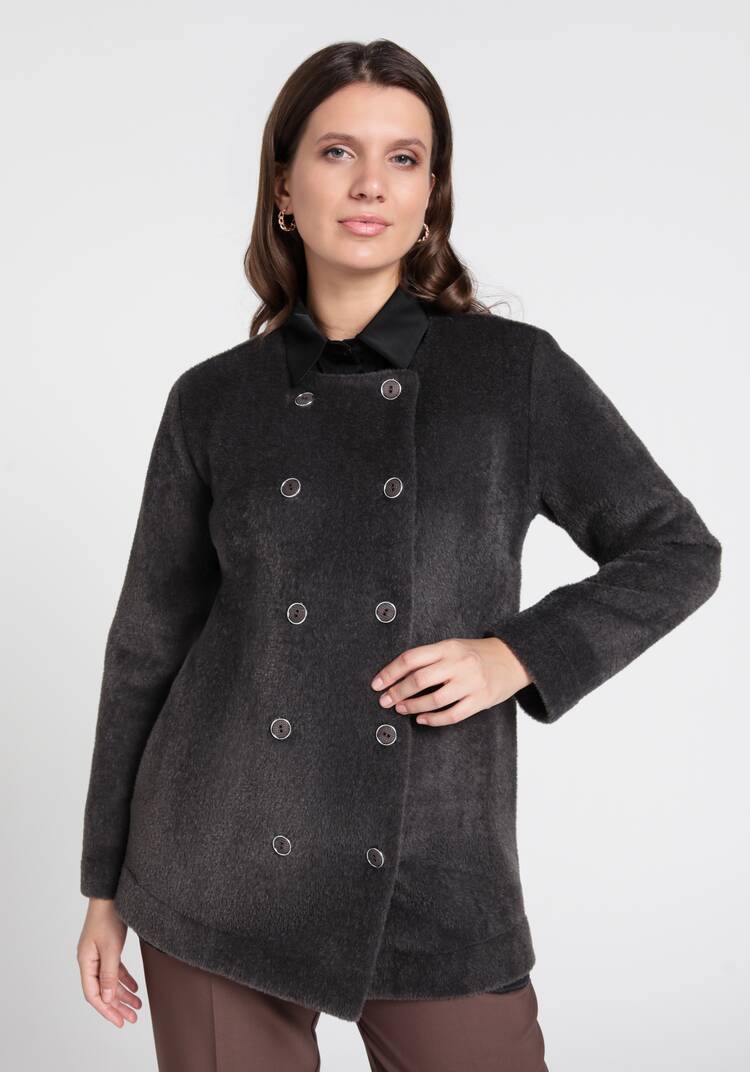 Пиджак двубортный утепленный Стейси шир.  750, рис. 7