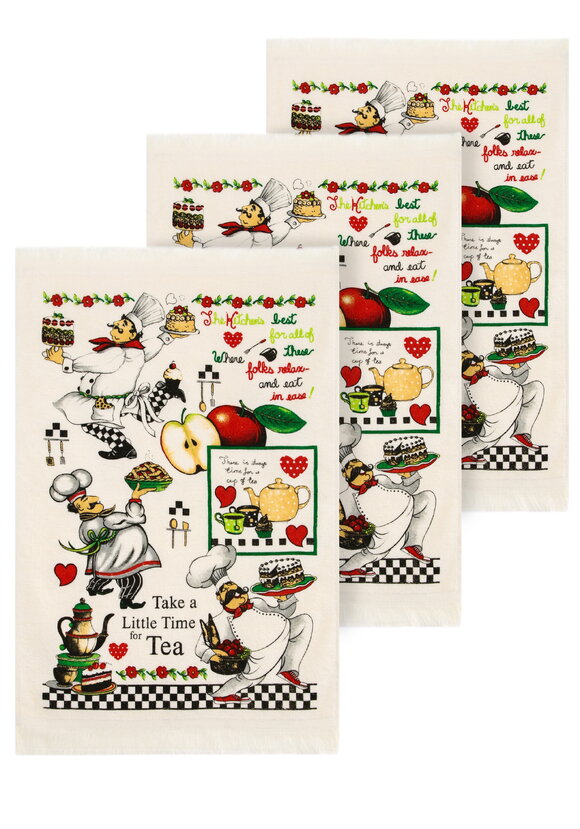 Комплект кухонных салфеток, 3 шт. шир.  580, рис. 6