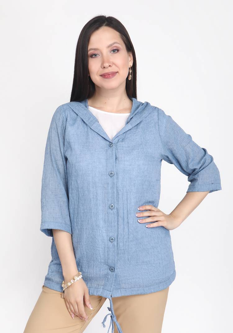 Блуза Нежный рассвет шир.  750, рис. 5