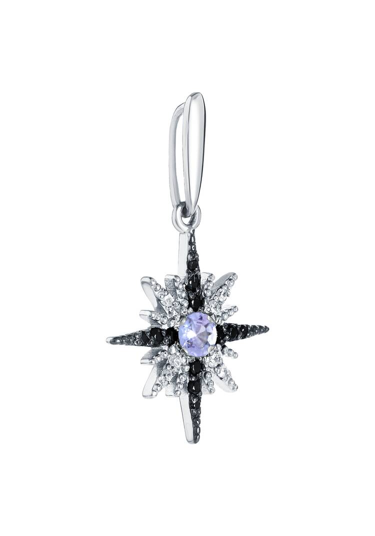 Подвеска серебряная Рождественская звезда шир.  750, рис. 2