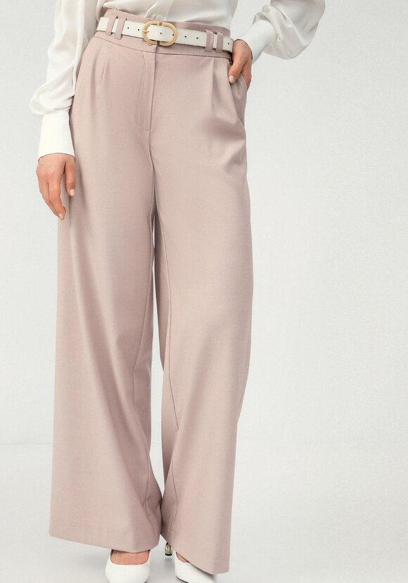 Брюки палаццо с карманами шир.  580, рис. 2