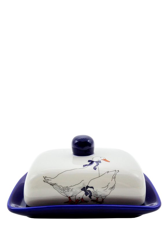 Керамическая маслёнка с крышкой шир.  580, рис. 1