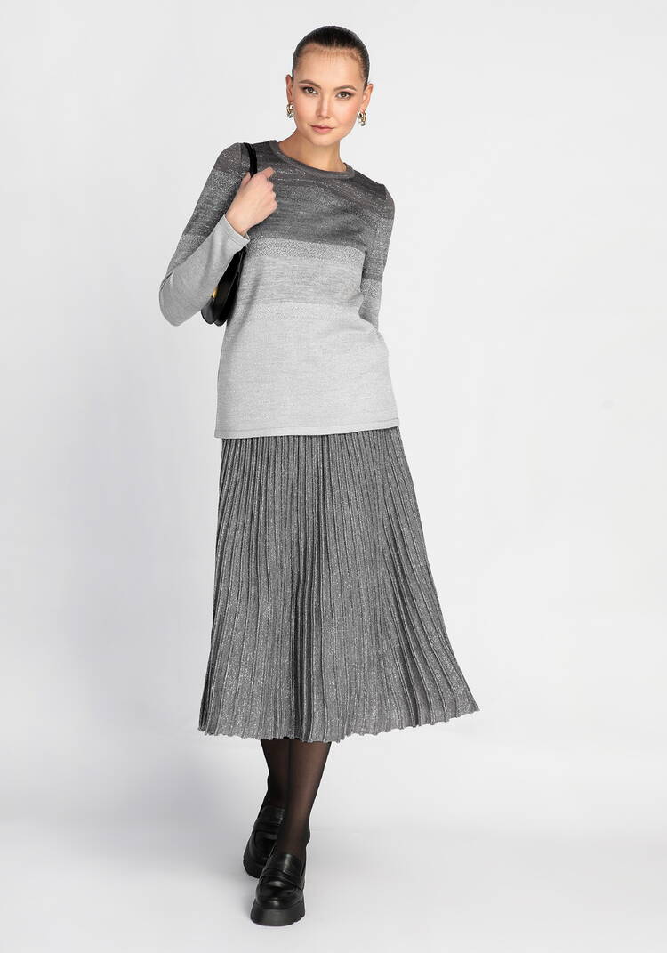 Юбка миди с метанитью шир.  750, рис. 57