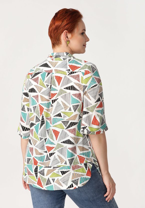 Блуза Яркая звезда шир.  580, рис. 9