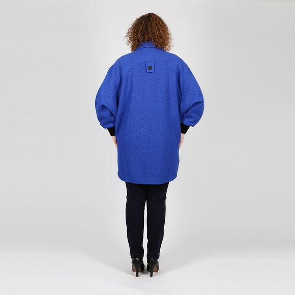 Пальто-пончо на пуговицах шир.  580, рис. 12