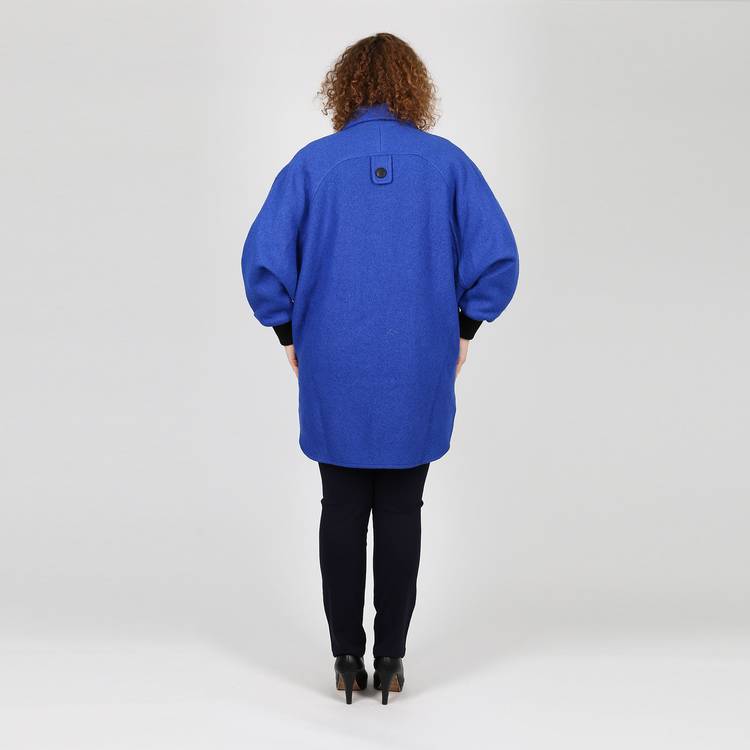 Пальто-пончо на пуговицах шир.  750, рис. 12