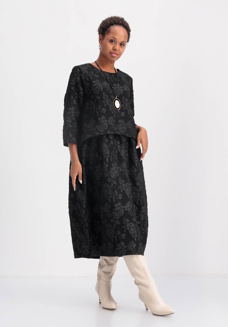 Платье бохо с цветочным принтом шир.  750, рис. 15