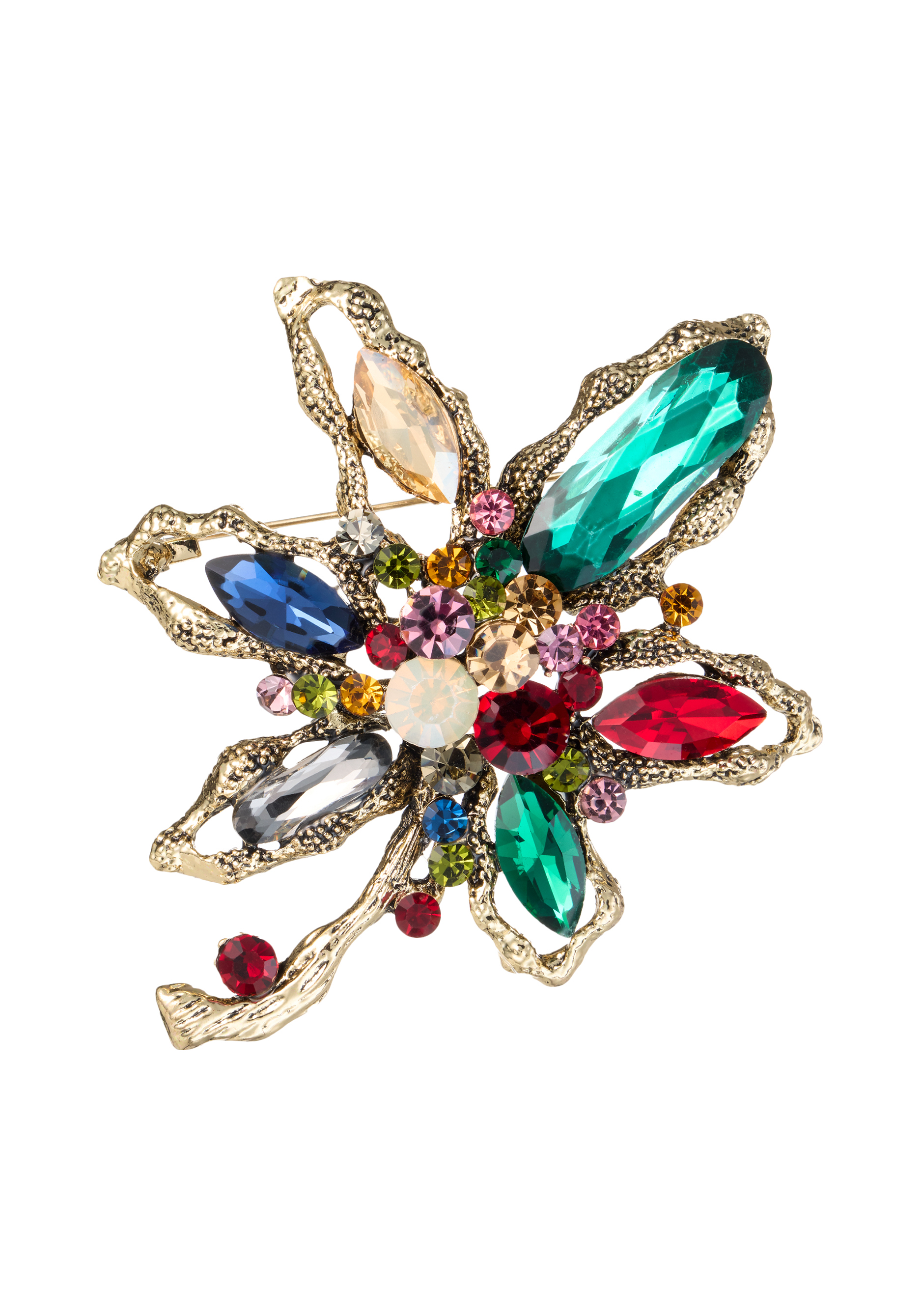 Брошь "Осенний калейдоскоп"