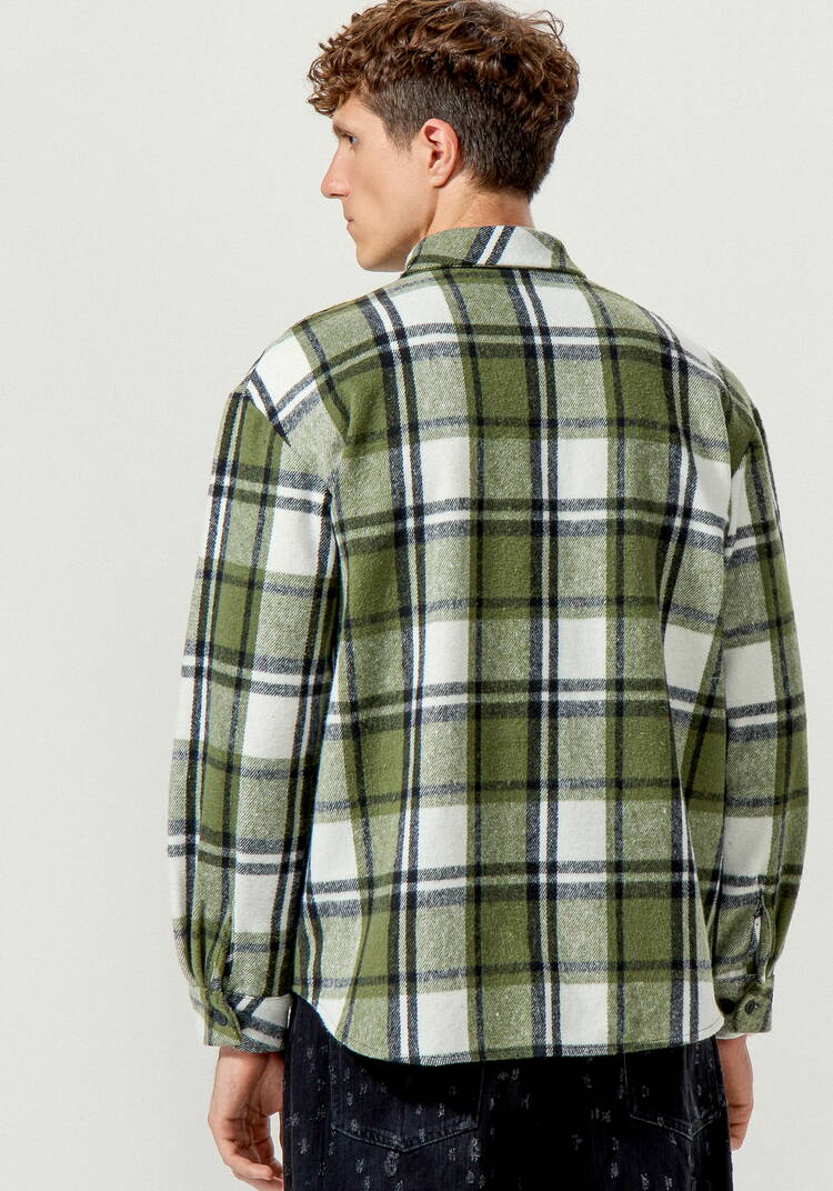 Рубашка в крупную клетку шир.  750, рис. 11