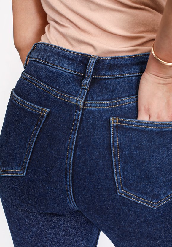 Джинсы классические на флисе шир.  580, рис. 3