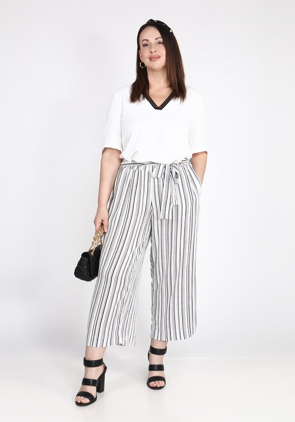 Брюки-кюлоты в полоску шир.  580, рис. 3