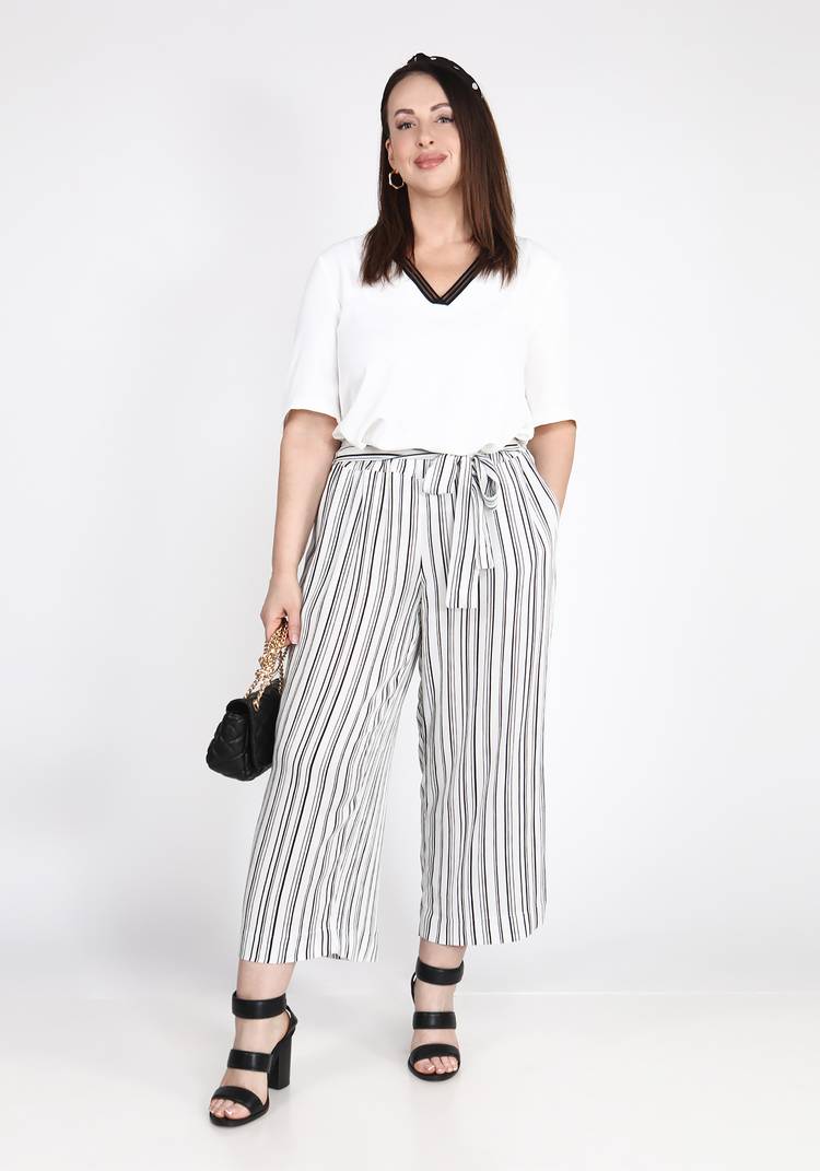 Брюки-кюлоты в полоску шир.  750, рис. 3