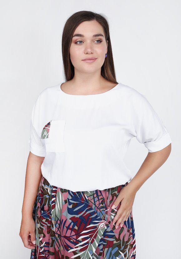 Блуза Прекрасное сочетание шир.  580, рис. 2