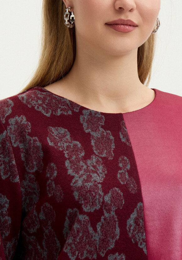 Блуза из комбинированной ткaни шир.  580, рис. 5