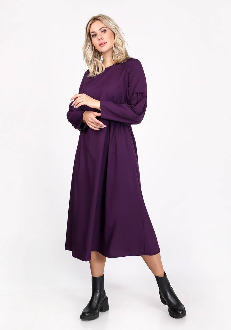 Платье со сборкой на резинке шир.  750, рис. 5