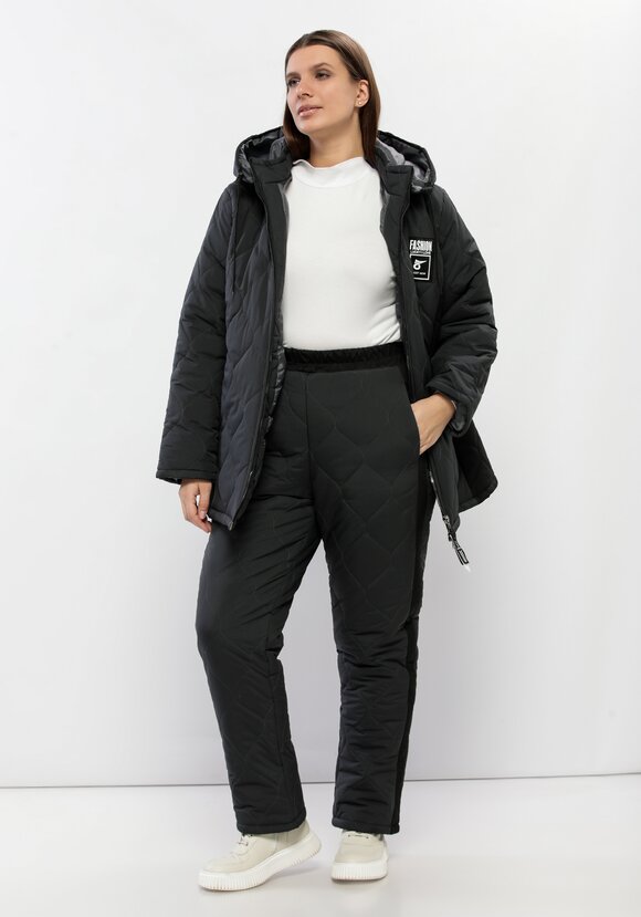 Брюки утепленные с лампасами шир.  580, рис. 2