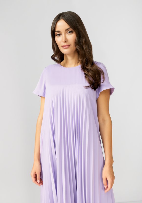 Платье с гофре шир.  580, рис. 7