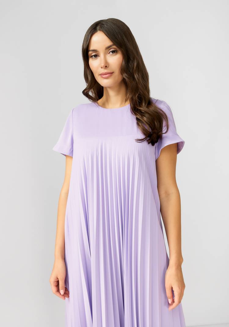 Платье с гофре шир.  750, рис. 7