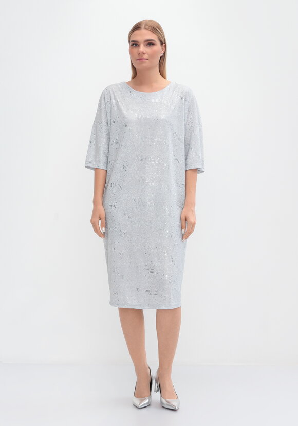 Платье с 3D мерцанием шир.  580, рис. 4