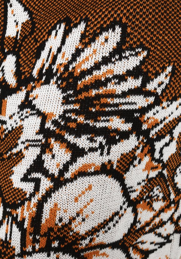 Юбка трикотажная с рисунком Цветы шир.  580, рис. 4