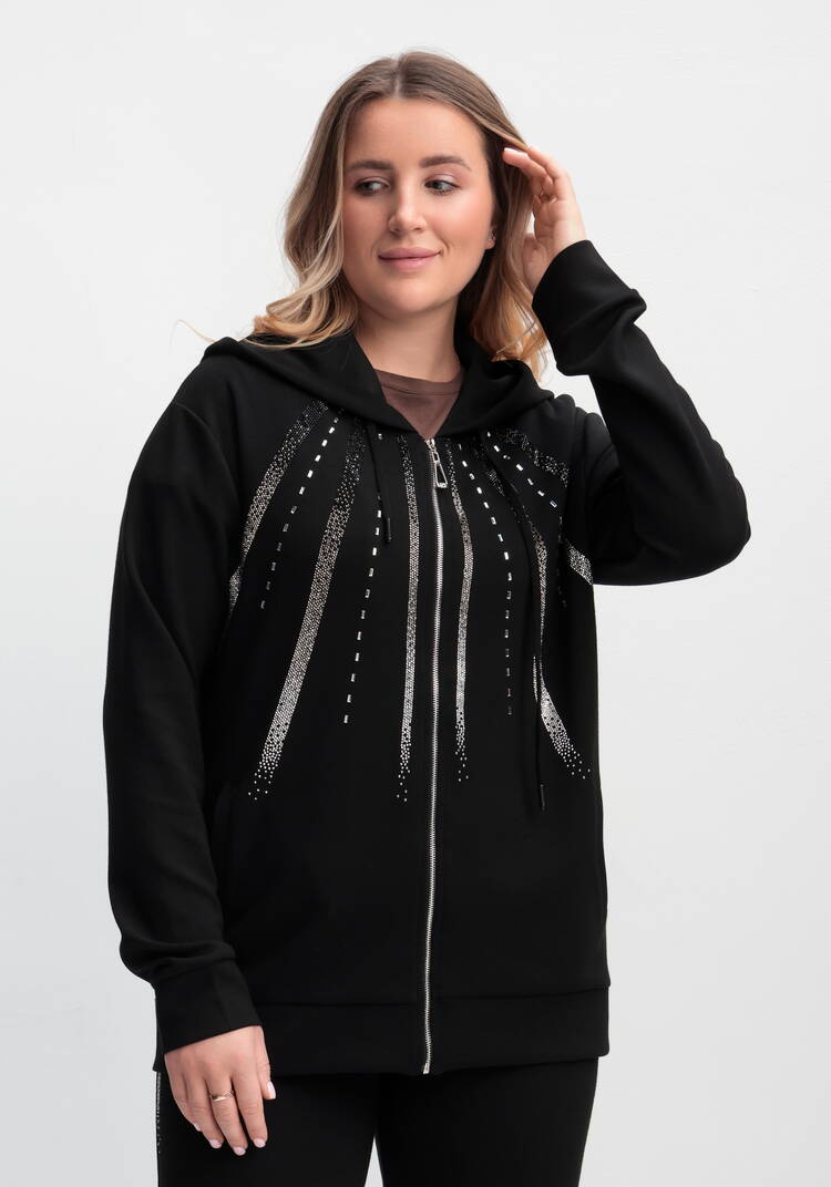 Костюм со стразами (толстовка и брюки) шир.  750, рис. 3