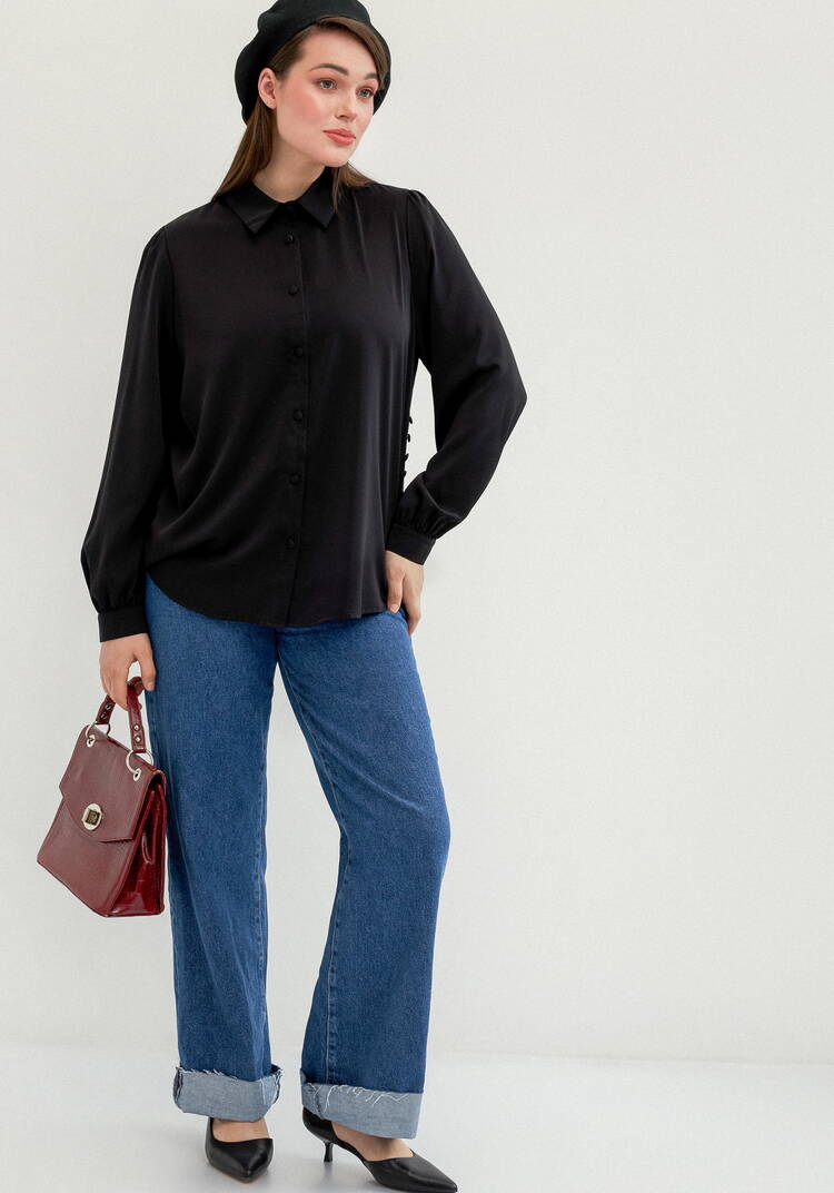 Блуза с разрезами шир.  750, рис. 8