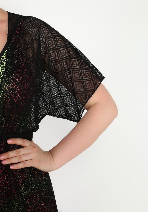 Туника летняя с кулиской на талии шир.  580, рис. 4